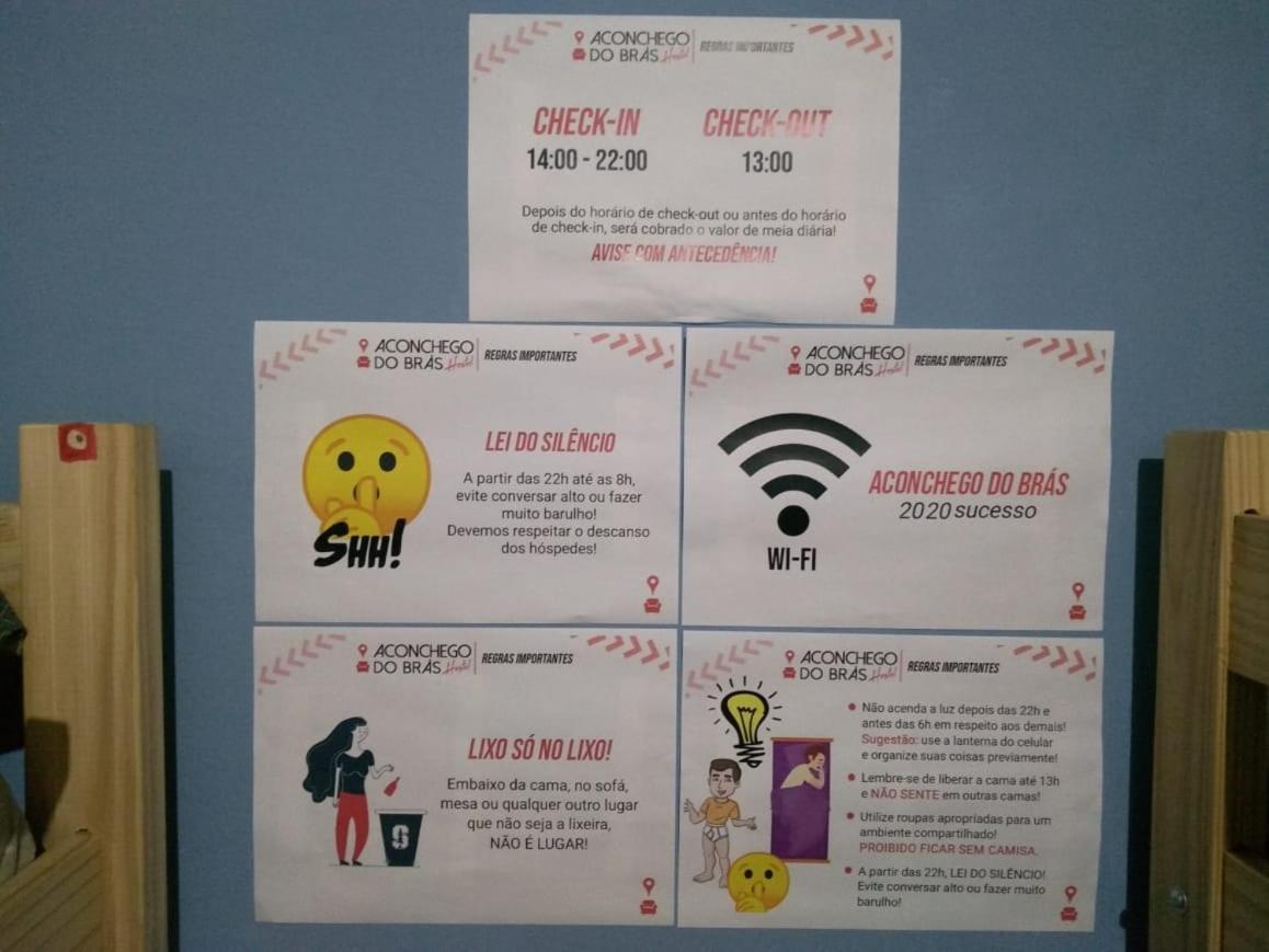 Aconchego Do Bras Hostel São Paulo Zewnętrze zdjęcie